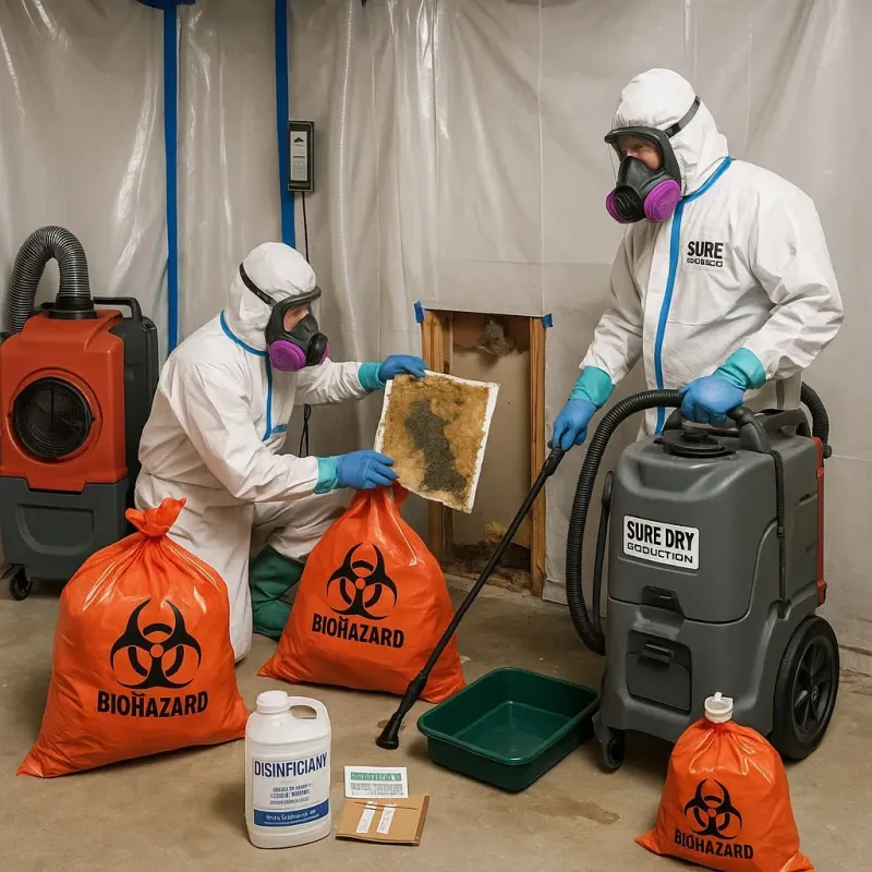 Contaminated Water Handling Protocols process in Brookland, AR